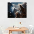 thumbnail image 2 of Shiartex Space Decor for Boys Room Canvas Wall Art Solar System Posters for Bedroom Galaxy Room Decor Outer Space Room Decor Modern Astronomy Constellation Themed Pictures Framed 20x16 in/16x12 in, 2 of 4