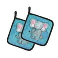 thumbnail image 1 of Carolines Treasures BB7372PTHD Bleu Aquarelle Paire de Porte-Pots, 1 of 1