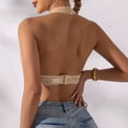 thumbnail image 5 of Fashion Sets for Womens Halter Lace Bralette Bra Non Padded Soft Breathable Wirefree Bra, 5 of 6