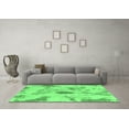 thumbnail image 3 of Ahgly Company Indoor Rectangle Abstract Emerald Green Modern Area Rugs, 4' x 6', 3 of 4