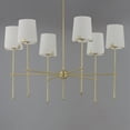 thumbnail image 5 of 32366WTSBR Maxim Lighting Huntington - 6 Light Chandelier-32 Inches Tall and 34 Inches Wide-Satin Brass Finish    -Traditional Installation, 5 of 5