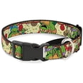 thumbnail image 1 of Buckle-Down "Classic TMNT Turtle Pizza" Martingale Dog Collar, 1 of 1