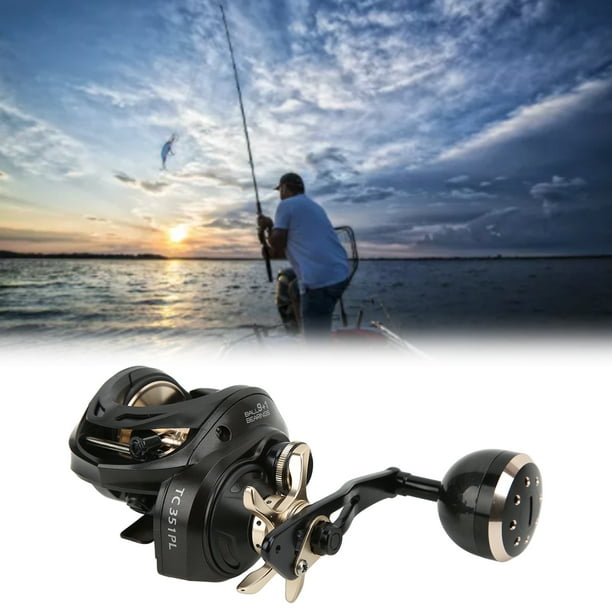Spptty Fishing Reels, Water Drop Wheel 16kg Braking Force Lightweight For Saltwater Tc351pl