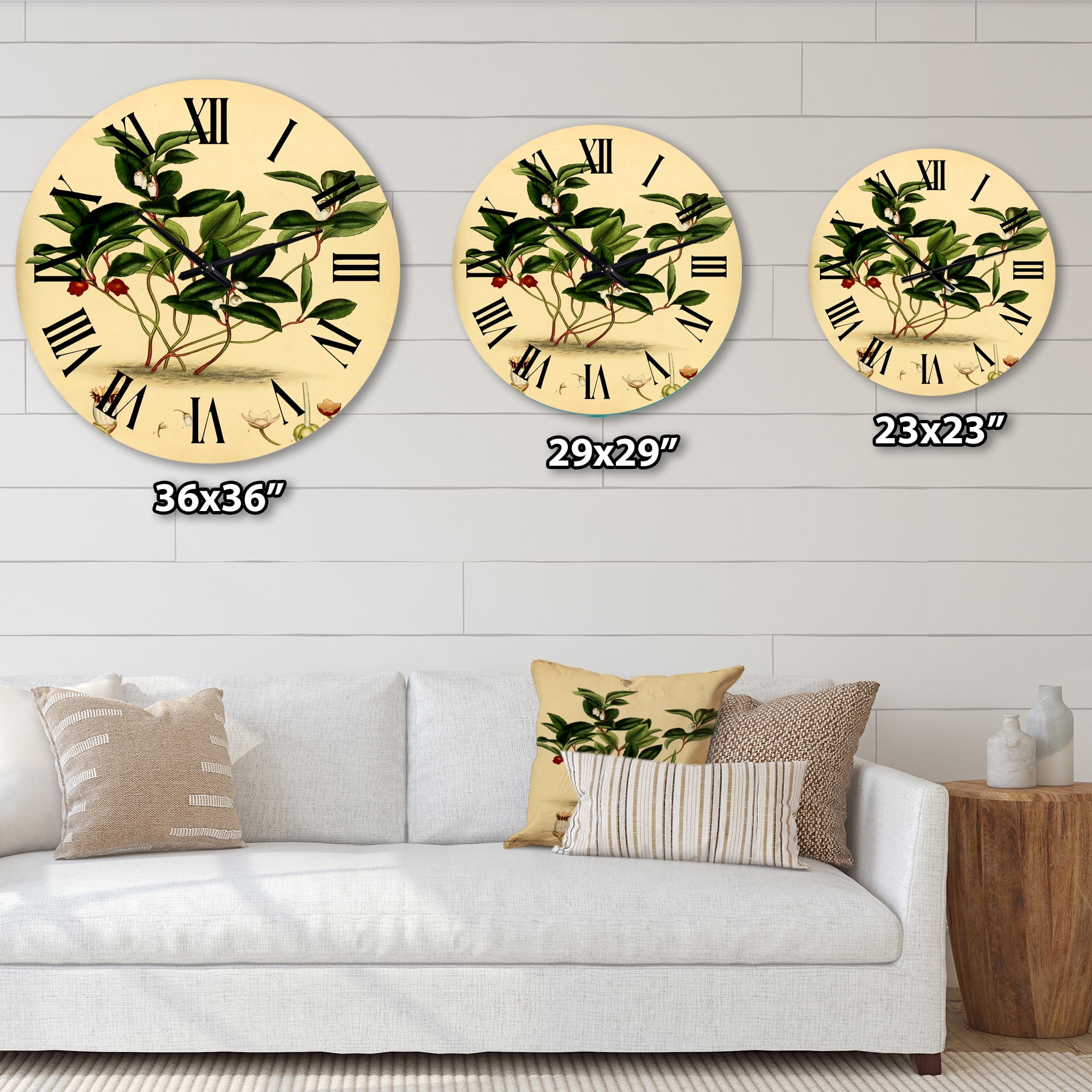 Designart 1 in Traditional Wall Clock