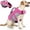 Hot Pink, variant on Dog Life Jacket With Reflective Stripes Adjustable High Visibility Vest Ripstop Lifesaver Pet With High Flotation Swimsuit For Small Medium And Large Dogs, Orange, S