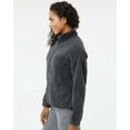 thumbnail image 2 of Burnside Womens Polar Fleece Full-Zip Jacket, XL, Heather Charcoal, 2 of 5