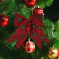 thumbnail image 2 of Qocolhg Christmas Decorations Outdoor Indoor, 2 Packs Of Christmas Bows Composite Non Woven Brushed Christmas Holiday Decoration Props Bows Christmas Tree Decorations, on Sale Clearance!, 2 of 6