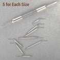thumbnail image 4 of 40pcs Watch Pins - Less Steel Watch Bars 1.8mm - Replacement Watch Pin With Watch S Removal Tool, 4 of 5