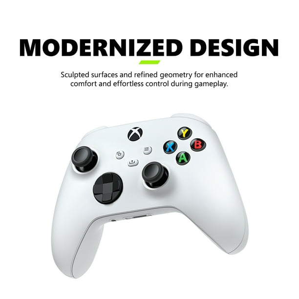 Microsoft Xbox Wireless Controller in Robot White with Enhanced