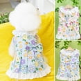 thumbnail image 2 of Adorable Dog Dress - Soft and Comfortable - Lace Patchwork Floral Print - Pet Puppy Dog Princess Dress, 2 of 8