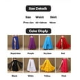 thumbnail image 5 of 720 Degree Chiffon Belly Dance Skirt 8 Colors BellyDance Skirt Women Dancing Split Multi Piece Skirt Slit Dance Skirts, 5 of 5