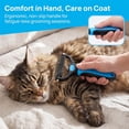 thumbnail image 4 of Professional Pet Pro Deshedding Brush For Dogs And Cats, Smooth Undercoat Rake Comb for Multi-Pet Households, Efficient Hair Remover for Long Short Fur, 4 of 6