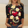 thumbnail image 2 of xixinqiwan Holiday Shirts for Women 2025,Year Of The Snake Sweatshirt Chinese New Year 2025 Women Sweater Lunar New Year Spring Festival Holiday Tops, 2 of 6