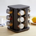 thumbnail image 4 of 1 Set Seasoning Bottle Moisture-proof Large Capacity 90ml Spice Jar with 360 Degrees Rotating Storage Rack Kitchen Gadget, 4 of 8