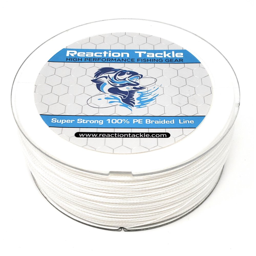Reaction Tackle Braided Fishing Line White