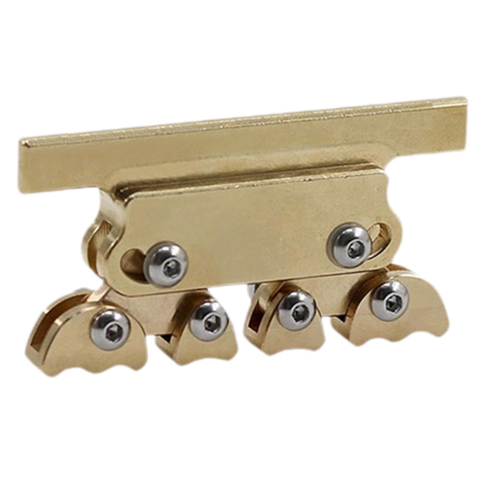Radius Adaptive Guitar Fret Press Copper Tool Compact Design for Acoustic Bass Guitars DIY Repair