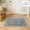 Blue, variant on Washable 7x9 Area Rug Dusty Blue Modern Boho Carpet for Living Room, Bedroom, Dining Room, Kids Room, Ultra Soft Stain Resistant Colorful Decor