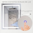 thumbnail image 4 of ESPEJO RECTANGULAR CON LUZ LED DE 60X80CM, MARCA GRAVITA, 4 of 7