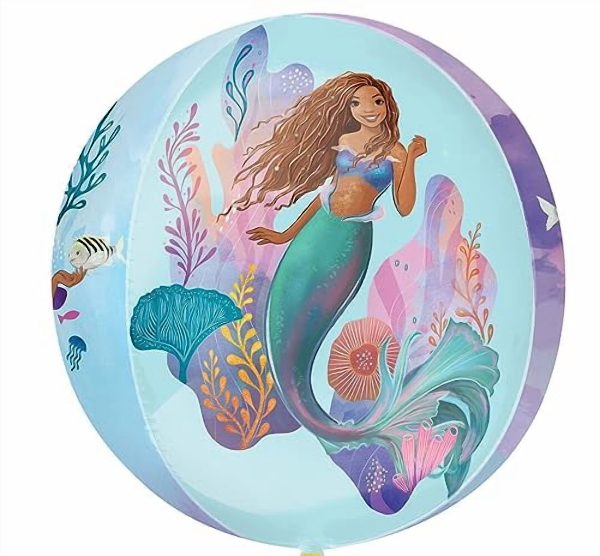 Little Mermaid Birthday Party Supplies Princess Ariel Live Action Balloon Bouquet Decorations