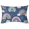 thumbnail image 2 of GZHJMY Rainbow Standard Pillowcase Super Soft Cozy Plush Pillow Case with Zipper for Sofa Bed Couch, 20 x 26 Inch, 2 of 7