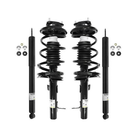 Front and Rear Suspension Strut and Shock Absorber Assembly Kit - Compatible with 2000 - 2005 Ford Focus 2001 2002 2003 2004
