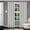 Silver, variant on Solid Room Darkening Noise Reducing Thermal Blackout Curtain Set Ivory / 52"x63"