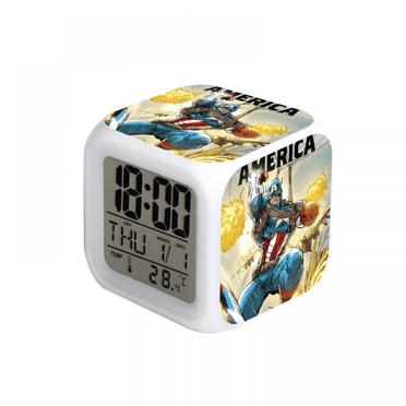 Sharp NASA Space Shuttle LCD Clock with Nightlight, 4 Color Options, 2 ...