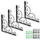 thumbnail image 1 of Soporte de hierro forjado Estante de pared Estante de pared Decoración de pared Estante de pared Pared Pared, 1 of 4