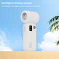 thumbnail image 4 of Mini Ventilador Personal Alta Velocidad 100 Velocidades Display LED Turbo Fan () White, 4 of 9