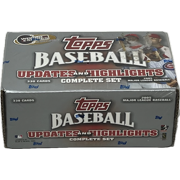 MLB 2005 Topps Baseball Cards 2005 Topps Updates & Highlights Complete Set