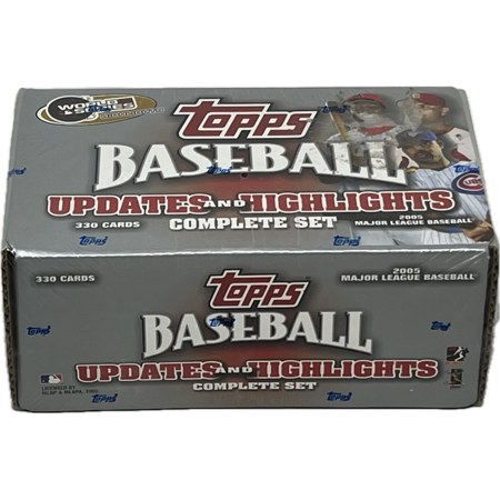 MLB 2005 Topps Baseball Cards 2005 Topps Updates & Highlights Complete Set