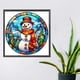 thumbnail image 5 of Pintura de diamante 5D DIY Taladro redondo completo Muñeco de nieve Vidrieras Arte para el hogar Hugtrwg Para estrenar, 5 of 9