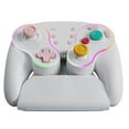 thumbnail image 1 of Manette Sans Fil avec Lumières RVB, gyroscope à 6 Axes, vibration à Double Moteur, Fonction Turbo, programmable, Convient pour Switch/OLED/PC/Android/iOS, avec base de Recharge Sans Fil, 1 of 9