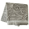 thumbnail image 3 of Sun Squad Plush Gray Wave Swirl Oversized Cotton Beach Towel 3' x 6', 3 of 3
