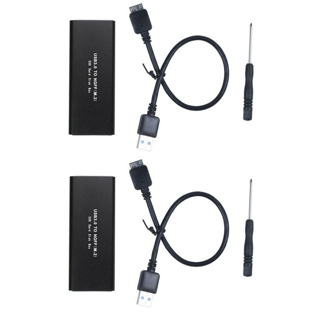2X M.2 Sata Ssd A USB 3.0 External Ssd Caja Del Adaptador Convertidor Del Lector con Uasp