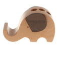 thumbnail image 1 of Soporte de madera para teléfono, soporte universal para teléfono portátil, liso y pulido. Elefante de madera, 1 of 9