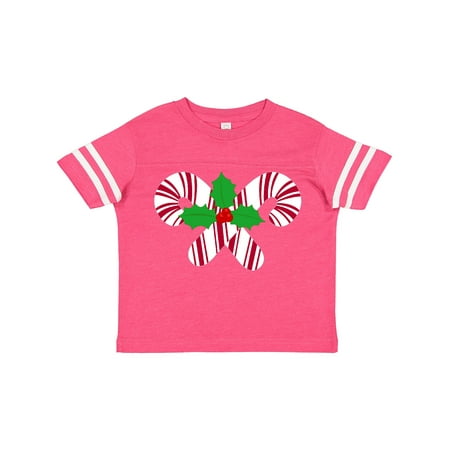 

Inktastic Candy Canes and Holly Christmas Gift Toddler Boy or Toddler Girl T-Shirt