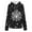 Xmas-04, variant on Womens Christmas Graphic Hoodies Plus Size Hoodies with Pocket Loose Buttoned Long Sleeve Sweatshirt Tops