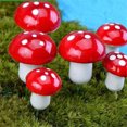 thumbnail image 1 of 20pcs Foam Miniature Mushroom Craft Garden Flower Pot Mini Decoration, 1 of 7