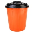 thumbnail image 1 of Bote para Basura Ecológico VentDepot RecyOrange 1 Pza 7.5lts 18x29cm Polietileno Color Naranja tapa negra, 1 of 1