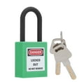 thumbnail image 1 of Isolation Lock, Outdoor Nylon Shackle Lock   Security   For Pneumatic For Hydraulic For Electric Green,Purple, 1 of 8