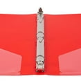 thumbnail image 3 of JAM Paper & Envelope Plastic Binder, 11.5 x 10.25 x 1/2 in, Red, 1 Pack, 3 of 5