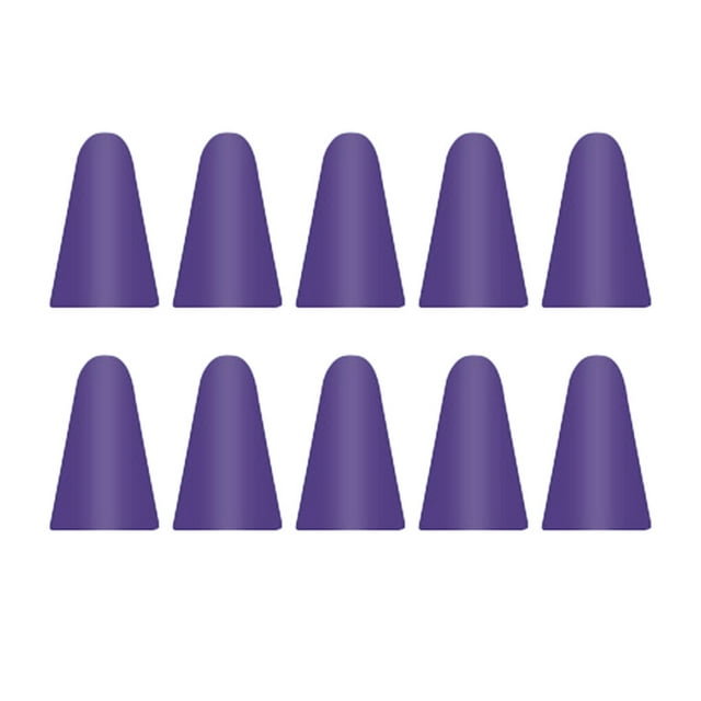10 Pieces Nib Caps Professional Scratch Resistant Mute Capacitance Pen Tip Case Cover High Sensitivity Easy Installment Tablet Purple