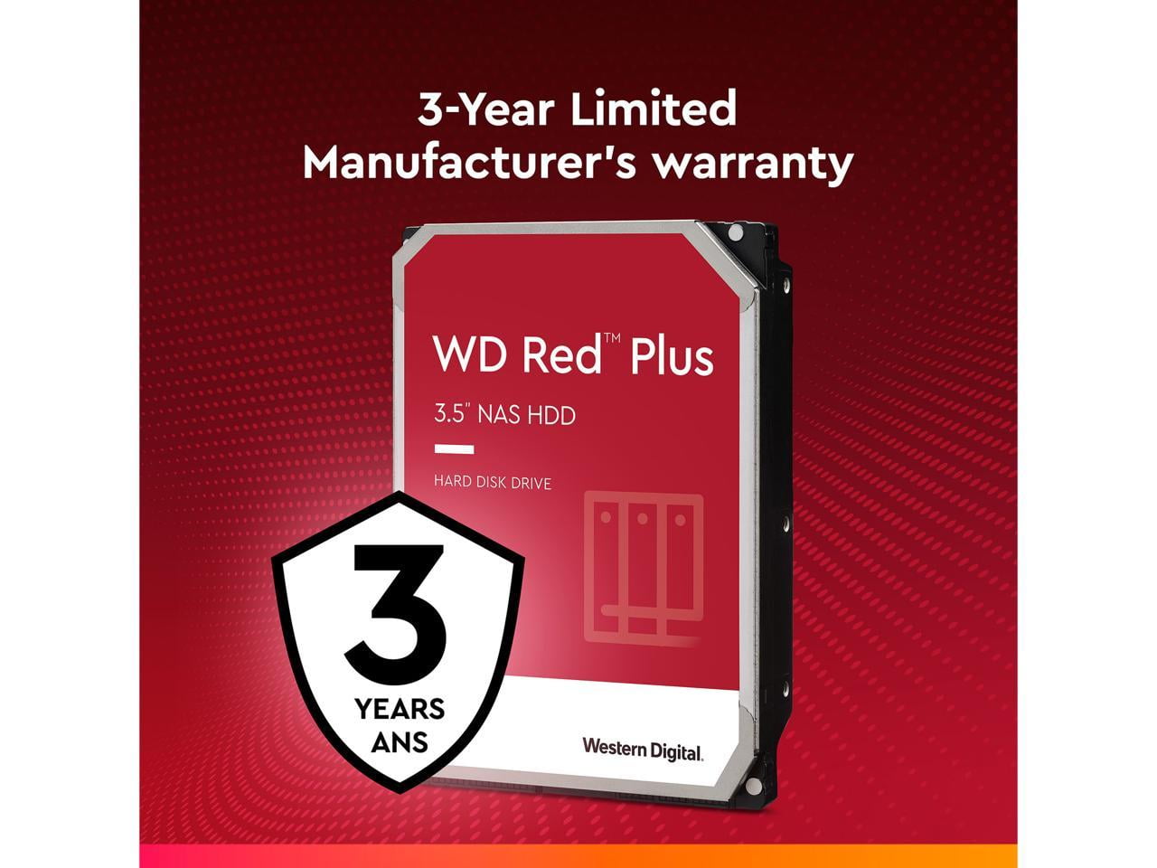 Western 10TB WD Red Plus NAS HDD, Internal 3.5'' Hard Drive, 256MB Cache - WD101EFBX - Walmart.com