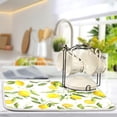 thumbnail image 5 of Lemon Leaf Dish Drying Mat for Kitchen Counter Absorbent Dish Drainer Mats Drying Pads 16"x18", 5 of 7