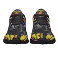 thumbnail image 5 of Cinco De Mayo Mexican Black Cat Cinco De Meow Mexico Shoes Sneakers Black Size 4.5, 5 of 7