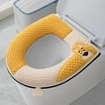thumbnail image 4 of Clearance! Tunhigl Toilet Seat Cushion With Adhesive Buckle Little Bears Toilet Seat Cushion With Handle Toilet Seat Cushion Toilet Seat Ring, 4 of 6