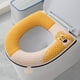 thumbnail image 3 of Asiento de inodoro adhesivo con hebilla, diseño de ositos, anillo para inodoro, cubierta del baño con gancho, amarillo, 3 of 6