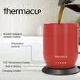 thumbnail image 3 of Taza de Café THERMACUP Premium Auto Calentable 355ml Roja, 3 of 7
