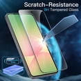 thumbnail image 5 of JETech 3 in 1 Matte Case for Samsung Galaxy A56 5G with 2-Pack Tempered Glass Screen Protector, Translucent Frosted Shockproof Phone Cover with Camera Protection (Black), 5 of 6